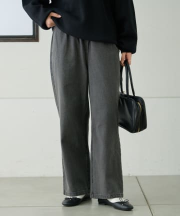 【3サイズ展開】【GEVACO】10ozデニムイージーワイドパンツ