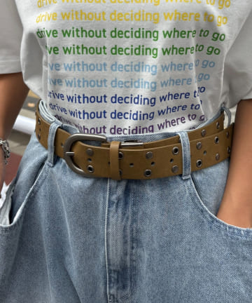 CIAOPANIC TYPY(チャオパニックティピー) 【UNISEX】スタッズベルト
