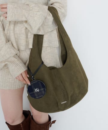 Kastane(カスタネ) ビジューポーチ付きミドルBAG