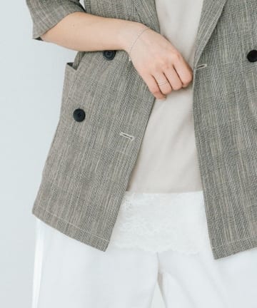 RIVE DROITE(リヴドロワ) 【新色追加/鮮度抜群】レーストリムキャミソール