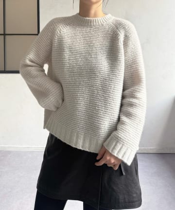 BEARDSLEY(ビアズリー) アルパカウールガーターニット