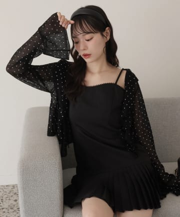NICE CLAUP / OLIVE des OLIVE OUTLET(ナイスクラップ  / オリーブ デ オリーブ アウトレット) 【one after another】ボレロカーデ