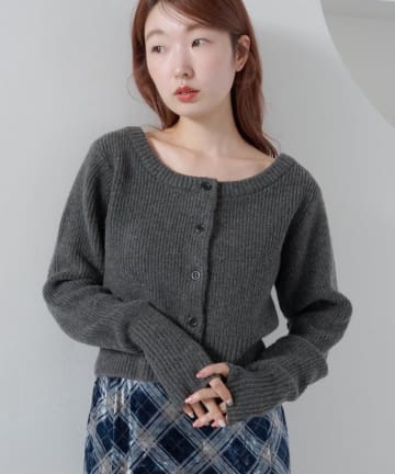 Kastane(カスタネ) ボウタイニットカーディガン