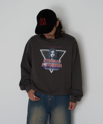 CIAOPANIC(チャオパニック) ガールプリントスウェット