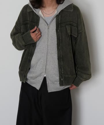 CIAOPANIC(チャオパニック) ヴィンテージライクニットジャケット