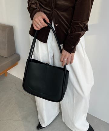 CAPRICIEUX LE'MAGE(カプリシュレマージュ) トリミングトートバッグ