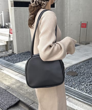 Lattice(ラティス) ロングハンドルボストンバッグ