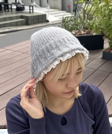 Lattice(ラティス) レースニットハット