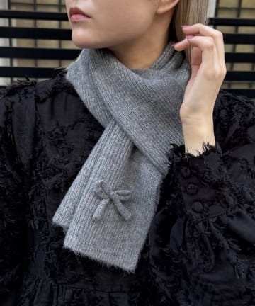 Lattice(ラティス) サイドリボンショートマフラー