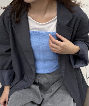 Lattice(ラティス) トライアングルニットスカーフ