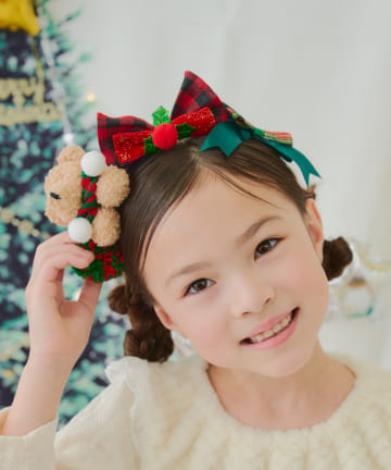 Lattice(ラティス) 【KIDS/クリスマス】テディベアカチューシャ