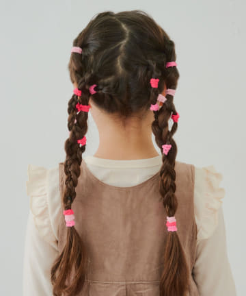 Lattice(ラティス) 【KIDS/クリスマス】クマケース/ヘアゴムセット