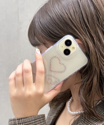 Lattice(ラティス) ハートエンジェルスマホケース(iPhone15)
