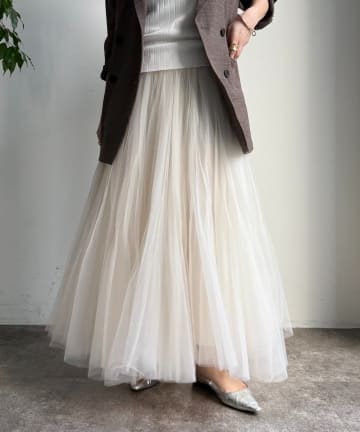 DOUDOU(ドゥドゥ) 【再追加決定！】ダブルチュールスカート