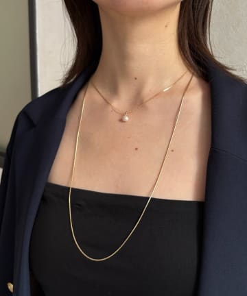 【heilly】2連ロングチェーンネックレス