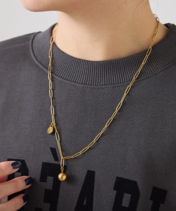 COLLAGE GALLARDAGALANTE(コラージュ ガリャルダガランテ) 【PAPILLONNER/パピヨネ】ステンレスボールネックレス