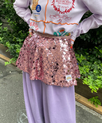 CIAOPANIC(チャオパニック) 【HELLO.SANFRANCISCO/ハローサンフランシスコ】マルチウェイスパンコール巻きスカート