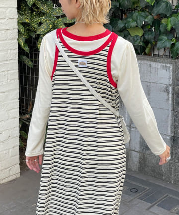 CIAOPANIC(チャオパニック) 【HELLO.SANFRANCISCO/ハローサンフランシスコ】インナー付きアメスリタンクワンピース