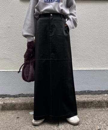 CIAOPANIC TYPY(チャオパニックティピー) レザーナロー切り替えスカート