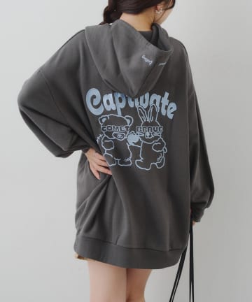 NICE CLAUP / OLIVE des OLIVE OUTLET(ナイスクラップ  / オリーブ デ オリーブ アウトレット) 【RMAF】メロメロウサギパーカー