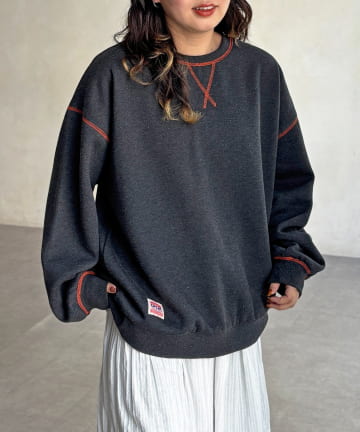 CPCM(シーピーシーエム) カラーネップ裏起毛スウェット