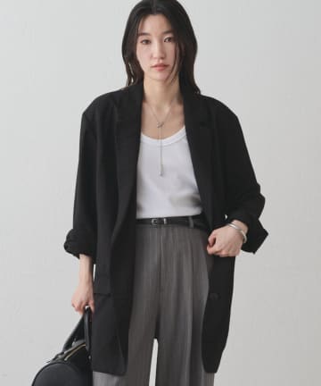 OUTLET(アウトレット) 【Loungedress】カシュクールオーバージャケット