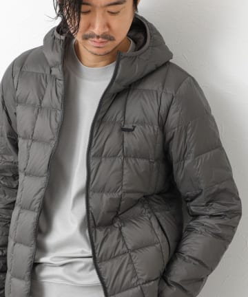 NOLLEY'S(ノーリーズ) 【TAION】別注クジラ刺繍HOOD W-ZIP DOWN JKT