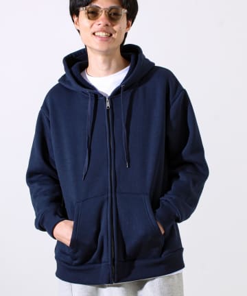 FREDY & GLOSTER(フレディ アンド グロスター) 【カルボアシリーズ】UNISEX ワイドジップパーカー