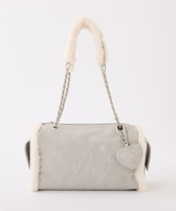 one after another NICE CLAUP(ワンアフターアナザー ナイスクラップ) フェイクムートンエンボスバッグ