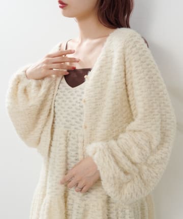 Kastane(カスタネ) ファーチュールカーディガン