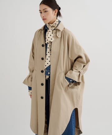 Whim Gazette(ウィム ガゼット) ポンチョロングコート