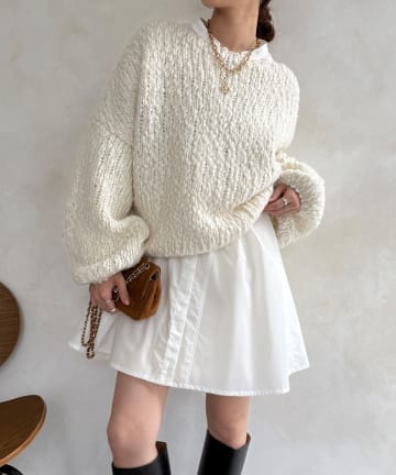 DOUDOU(ドゥドゥ) チュニックフレアブラウス