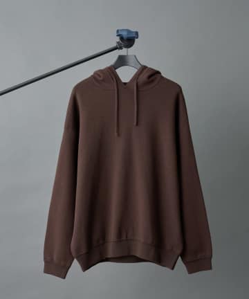 COLONY 2139(コロニー トゥーワンスリーナイン) スウェットライクコットン混ニットパーカー