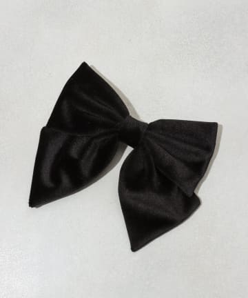 3COINS(スリーコインズ) ベロアリボンバレッタ