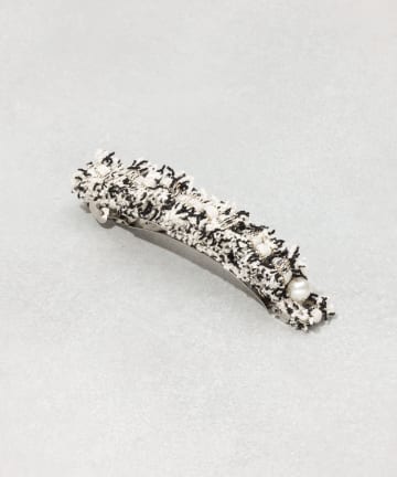 3COINS(スリーコインズ) パール付きツィードバレッタ