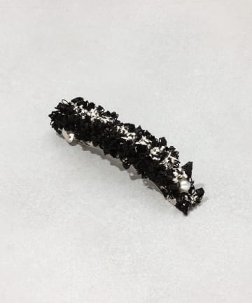 3COINS(スリーコインズ) パール付きツィードバレッタ