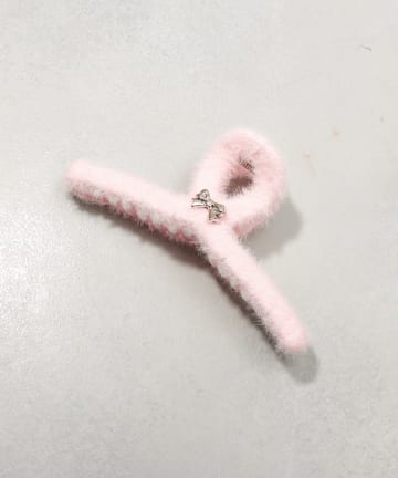 リボン付きシャギーバンス