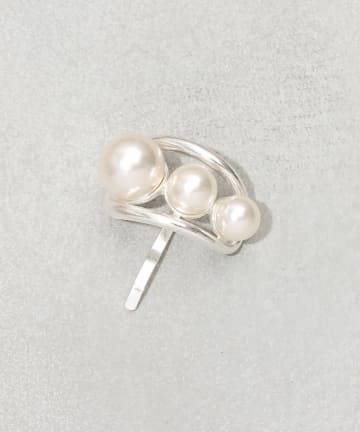 3COINS(スリーコインズ) トリプルパールフックポニー