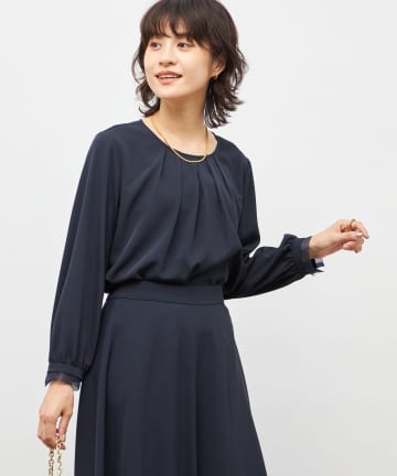 NOLLEY'S(ノーリーズ) ウォッシャブル2WAYストレッチブラウス