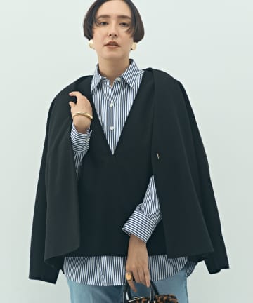 NOLLEY'S(ノーリーズ) ウォッシャブルストレッチジャージハオリ