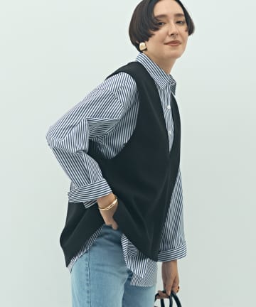 NOLLEY'S(ノーリーズ) ウォッシャブルストレッチジャージベスト