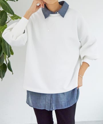 BEARDSLEY(ビアズリー) 《10/19(日)12時予約開始》ダンボールパフトレーナー