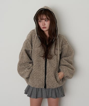 RAY CASSIN(レイカズン) フードジップフリース