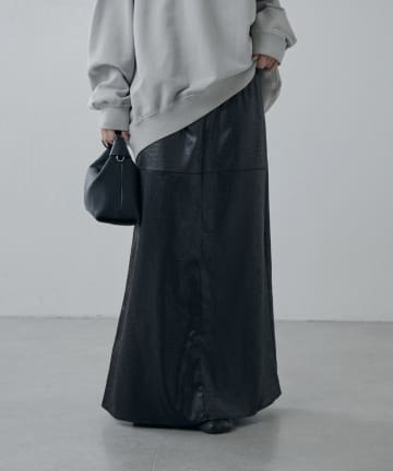 Lui's(ルイス) サテンレザーライクスカート