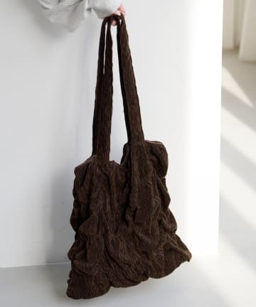 Kastane(カスタネ) ベロアリップルトートバッグ