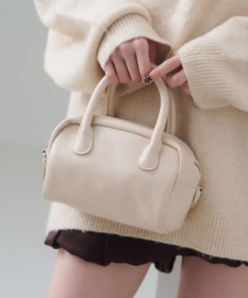 Kastane(カスタネ) 【4色展開/2WAY】ボックスminiボストンバッグ