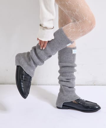 ニットレッグウォーマー
