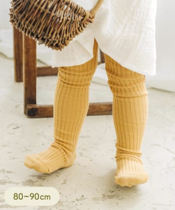 《WEB限定商品》リブタイツ：80～90cm