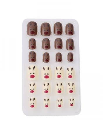 3COINS(スリーコインズ) KIDSネイルチップ／クリスマス