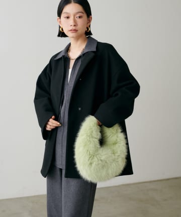 LARUTA(ラルータ) オーバルファーバッグ